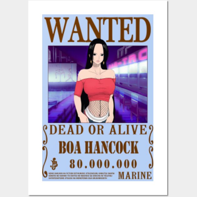 Boa Hancock One Piece Wanted Boa Hancock Posters and Art Prints